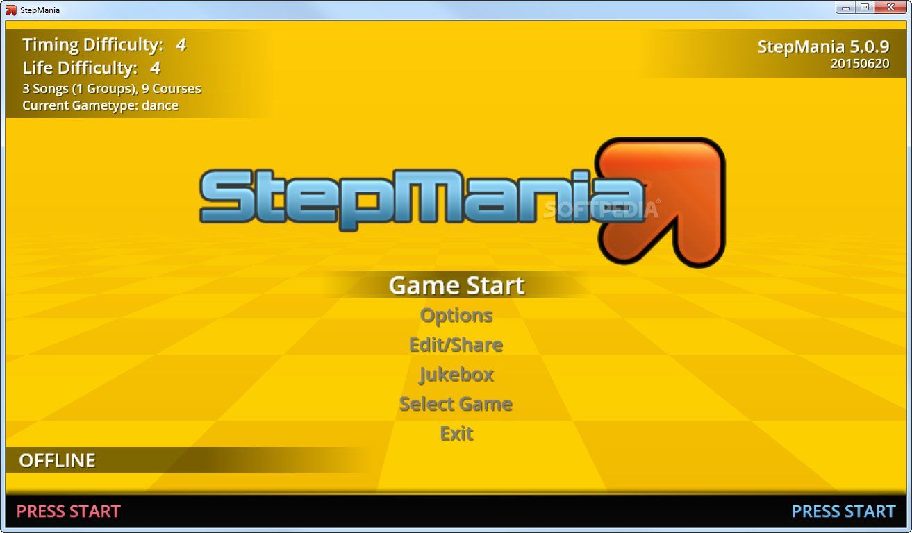 StepMania/DDR. I am too old and tired to keep dancing. Kidding!!! No, I am not.